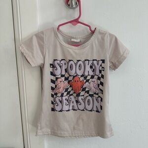 Spooky Season Kids T-Shirt - Cream